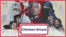 The Gregory Brothers 'Chicken Attack' music video