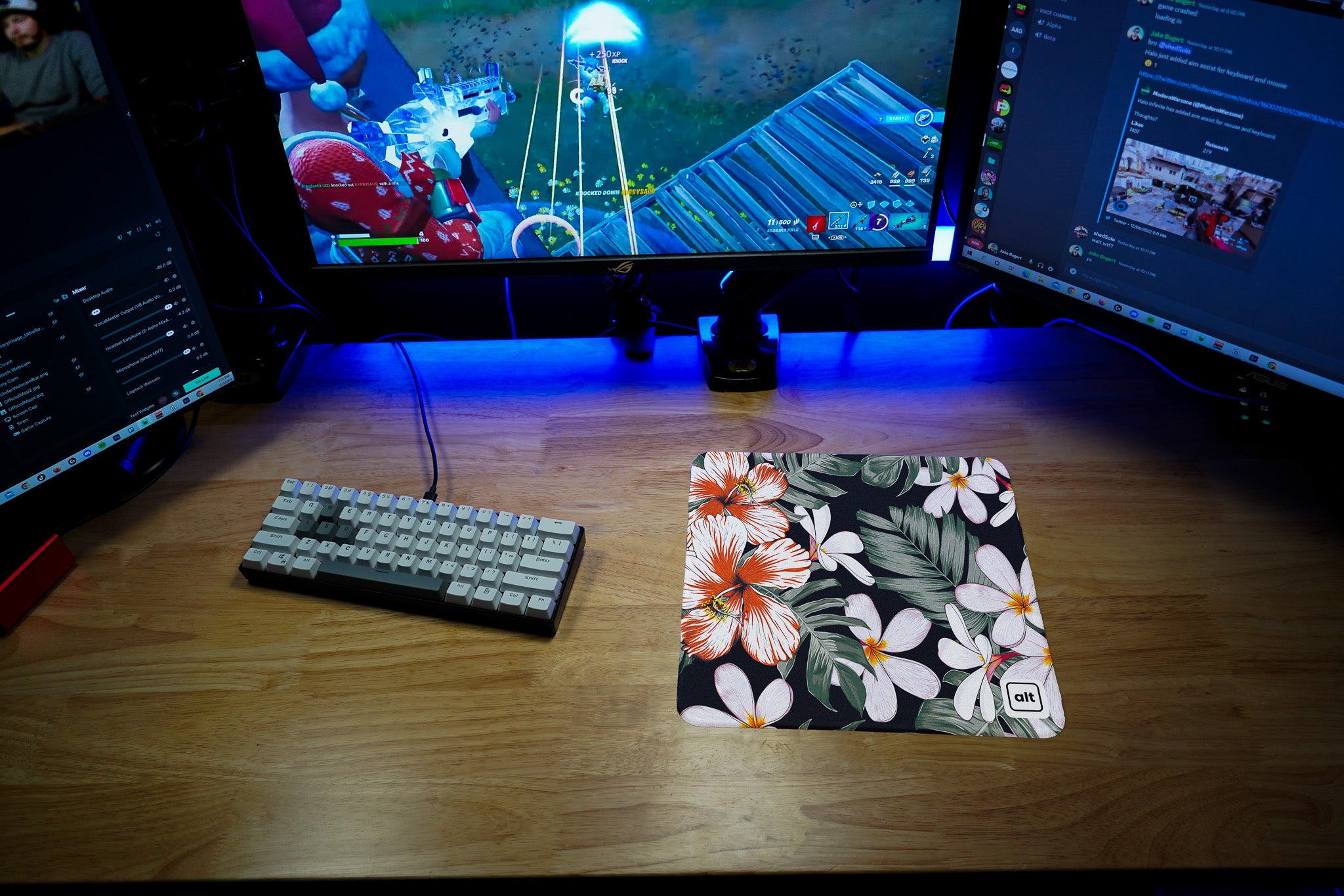 Blooming Flowers Mousepad Blooming Flowers Mousepad