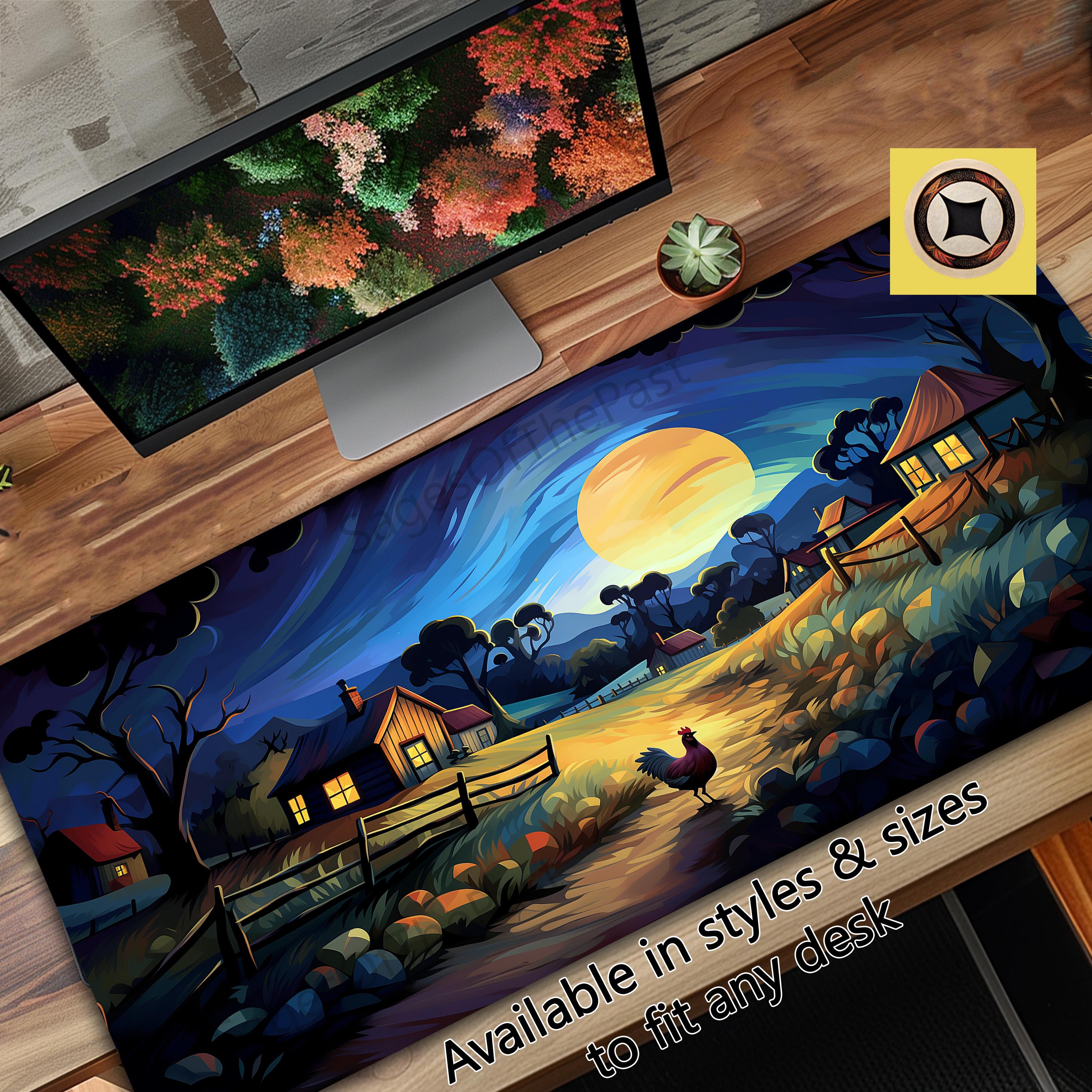 Cute Barnyard Scene – Cute Desk Mat Mousepad XL Mouse Pad – Cute Desk Decor for Farm Lovers – Gift for Wife, Daughter, Mother, Girlfriend 1884763596 5826