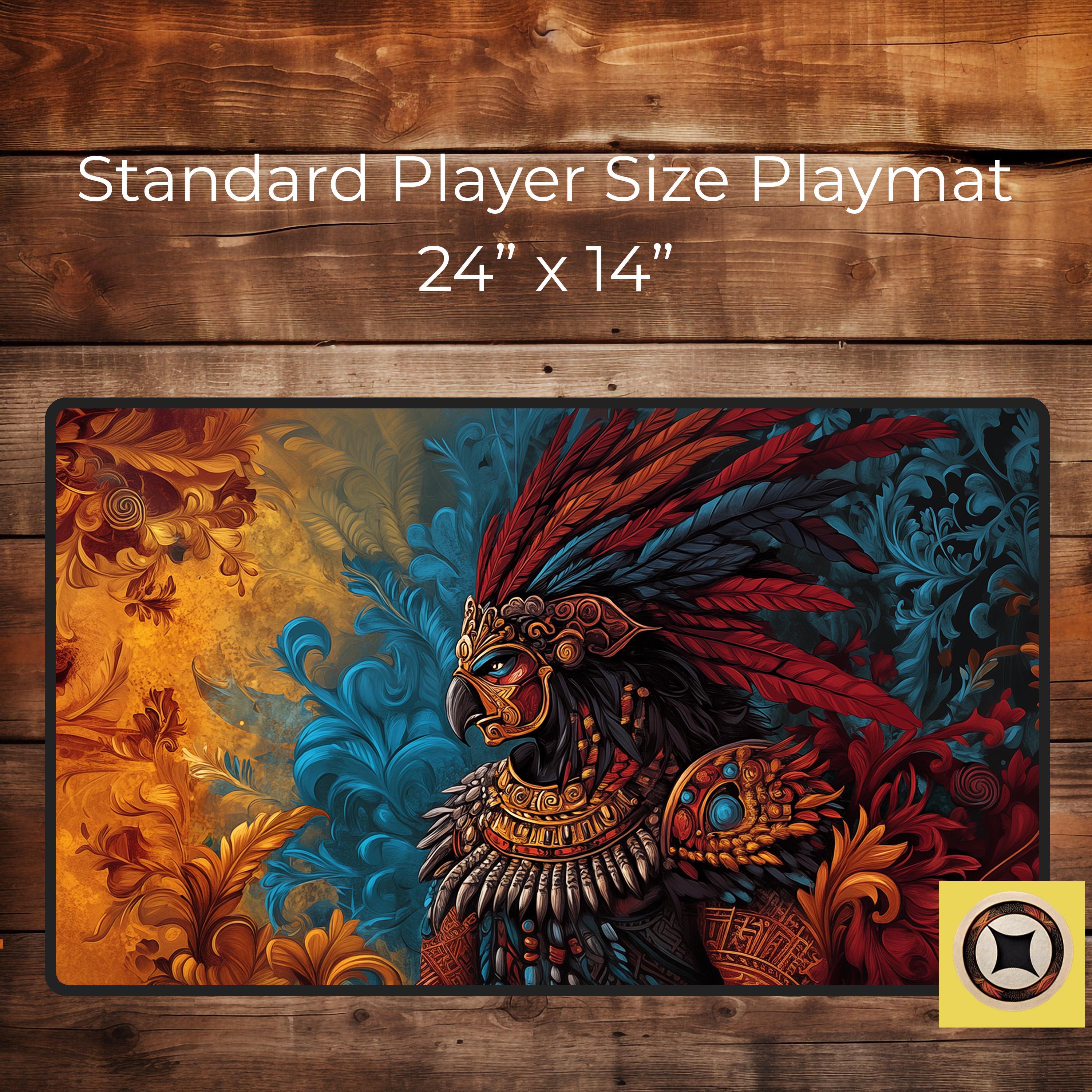 Fantasy Aztec Birdman Art Desk Mat Mousepad For Game Table Setup – Extra Large Mouse Pad Desk Pad – Gaming Deskmat XL – Gift for Him 1887716132 6303