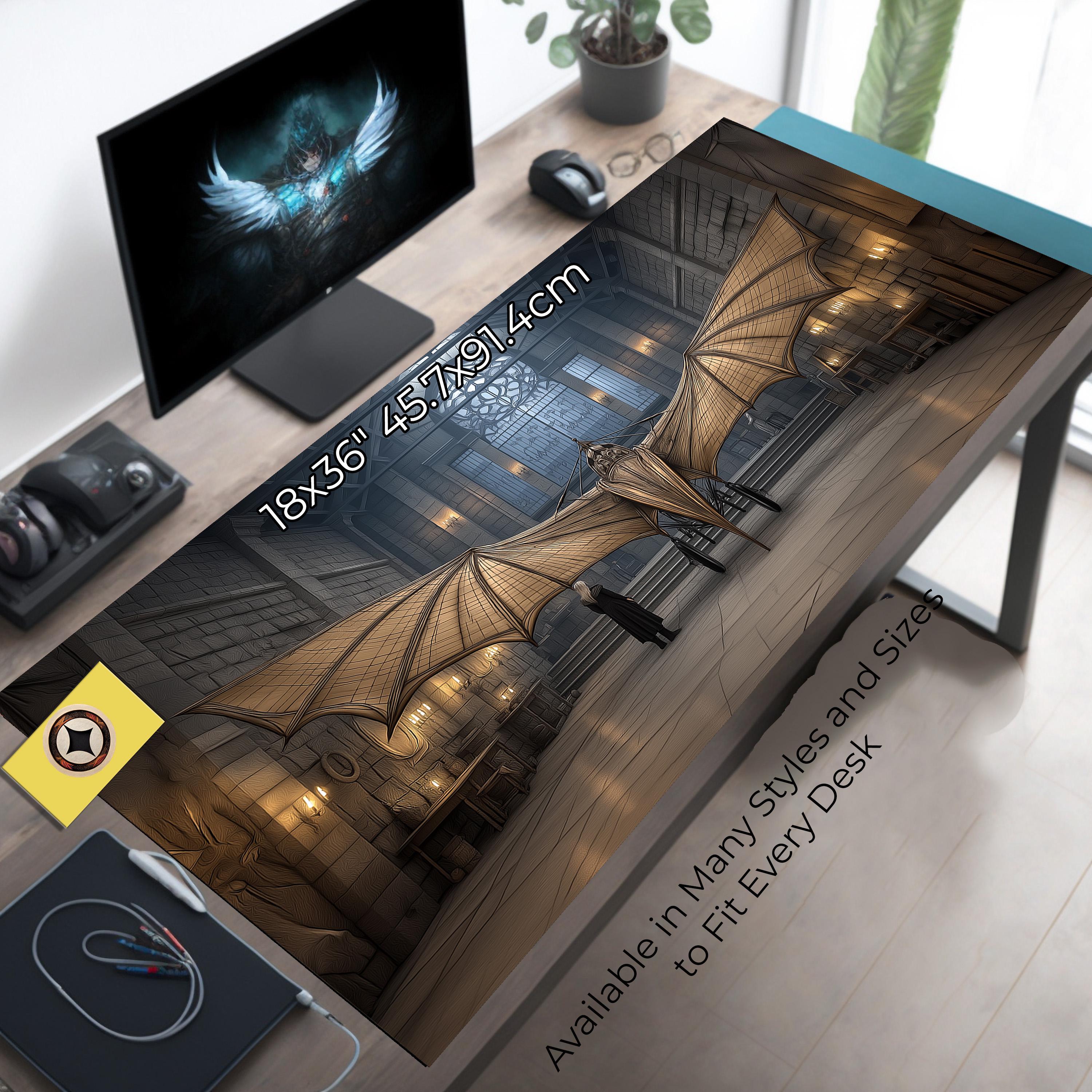 Fantasy Medieval Flying Machine Gaming Desk Mat Mousepad – TCG Playmat – Game Table Setup – Gamer Gift – Leonardo Da Vinci History 4295703198 9527 Fantasy Medieval Flying Machine Gaming Desk Mat Mousepad – TCG Playmat – Game Table Setup – Gamer Gift – Leonardo Da Vinci History 4295703198 9527