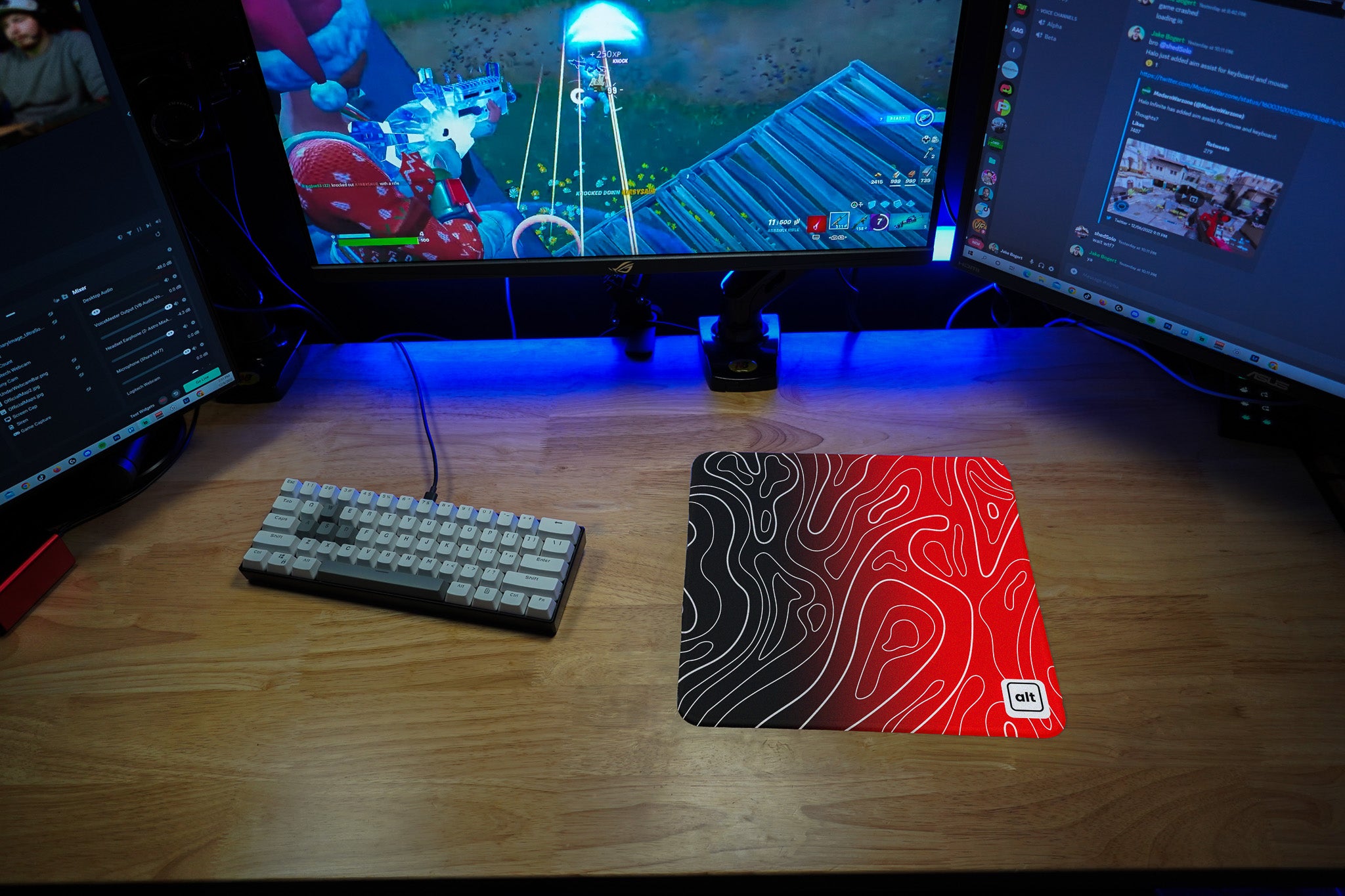 Flamin Ombre Damascus Mousepad Flamin Ombre Damascus Mousepad
