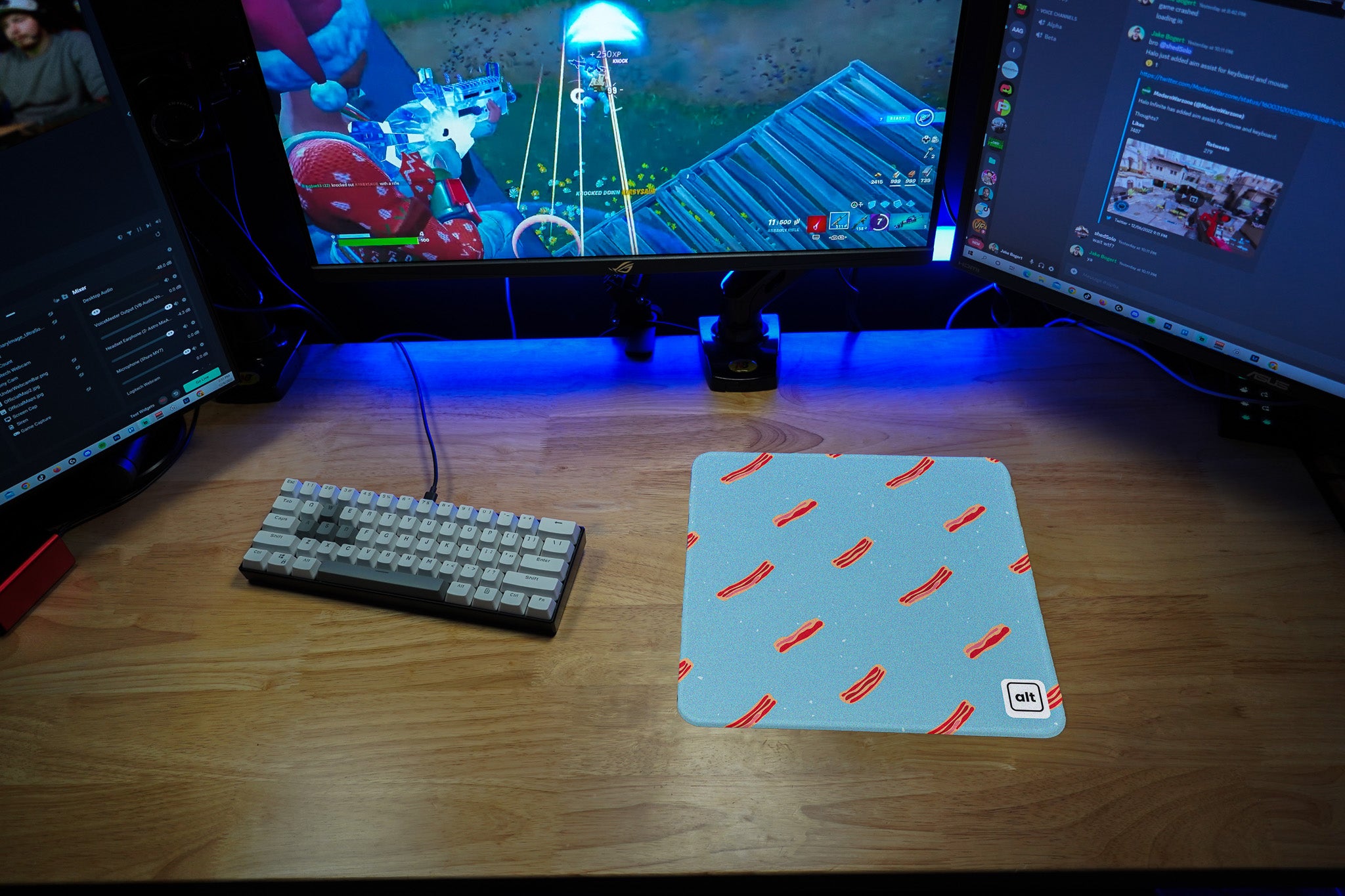 Flyin Bacon Mousepad Flyin Bacon Mousepad