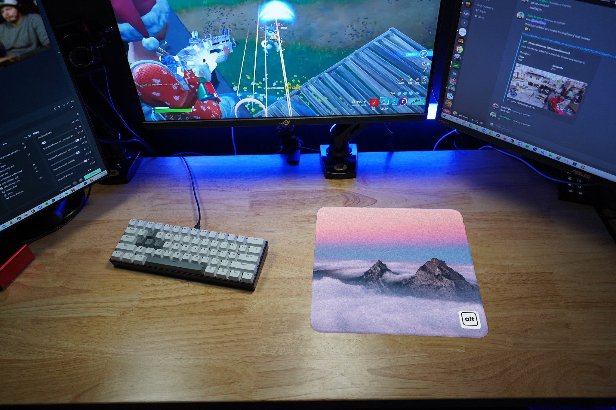 Foggy Mountains Mousepad Foggy Mountains Mousepad