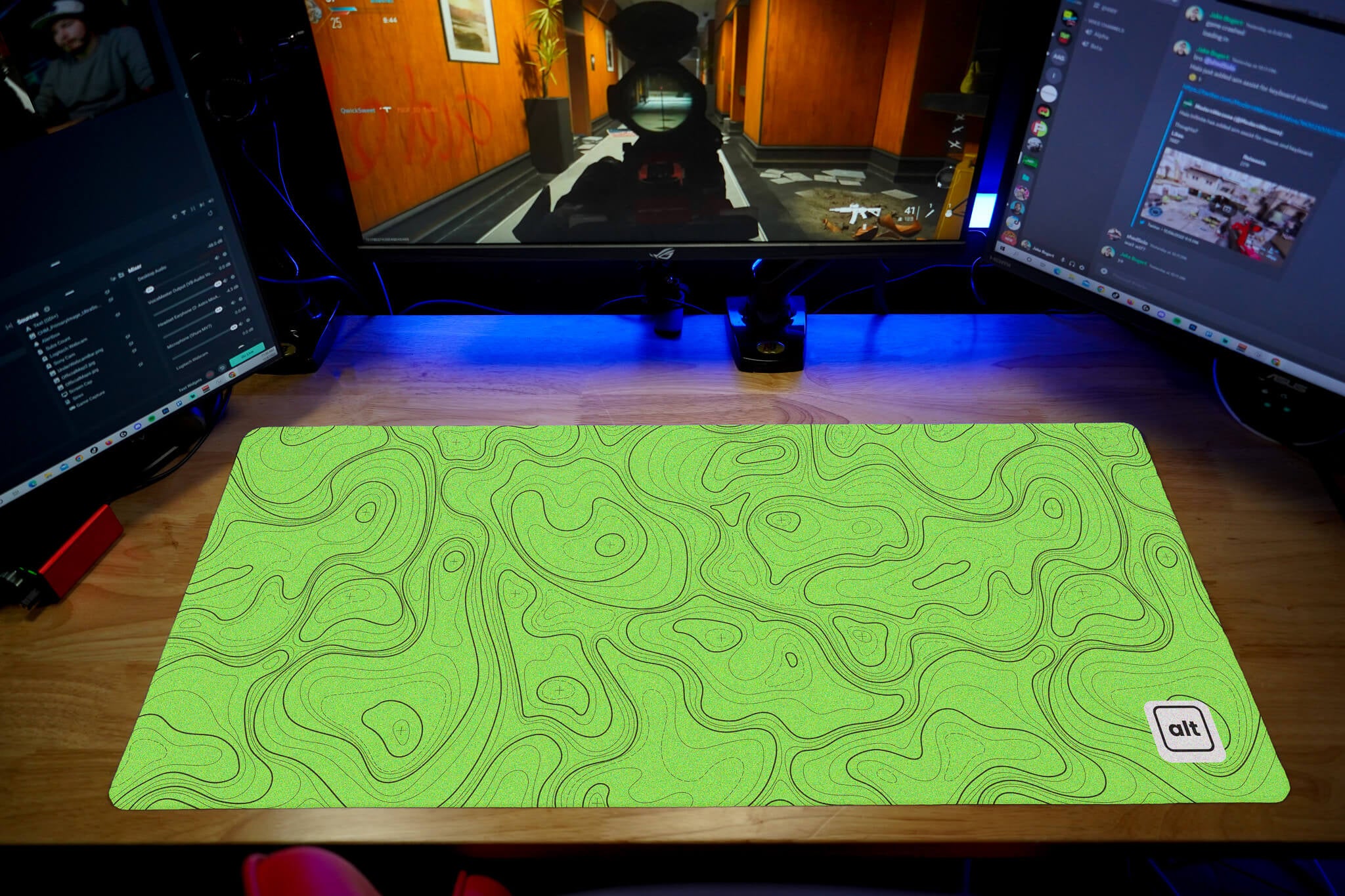 Green Region Mousepad