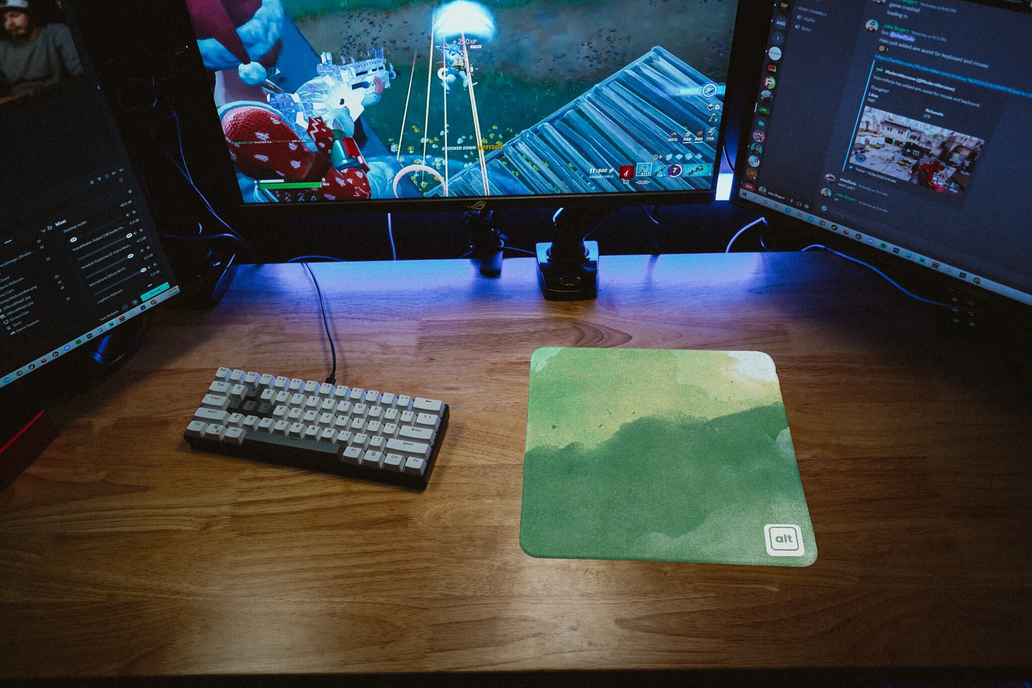 Green Watercolor Mousepad Green Watercolor Mousepad