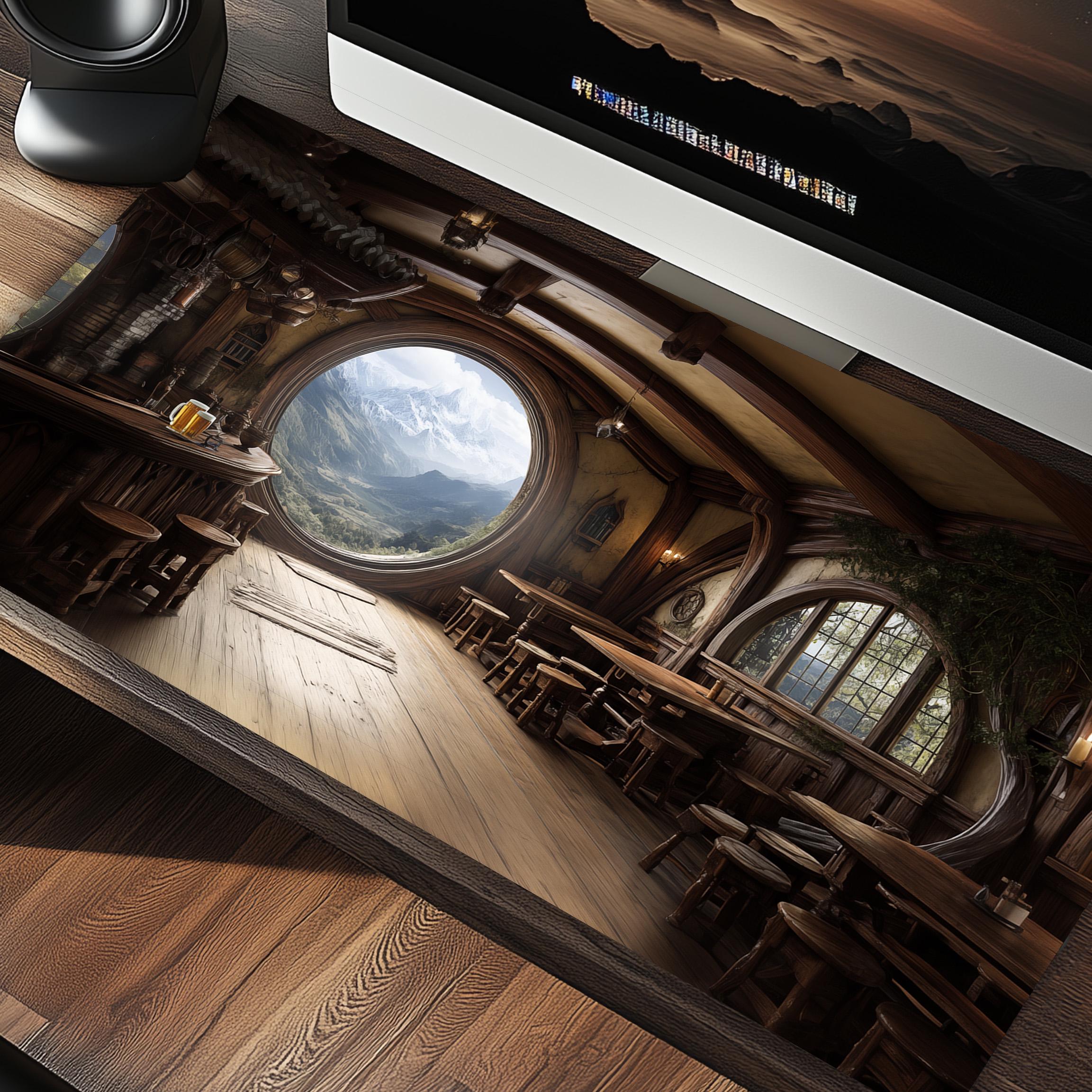 Mountain View Tavern Retreat – Fantasy Bookish Gaming Playmat Desk Pad for TCG or PC Gamer Gifts for Husband, Boyfriend, Son, Father 1888305040 8893 Mountain View Tavern Retreat – Fantasy Bookish Gaming Playmat Desk Pad for TCG or PC Gamer Gifts for Husband, Boyfriend, Son, Father 1888305040 8893