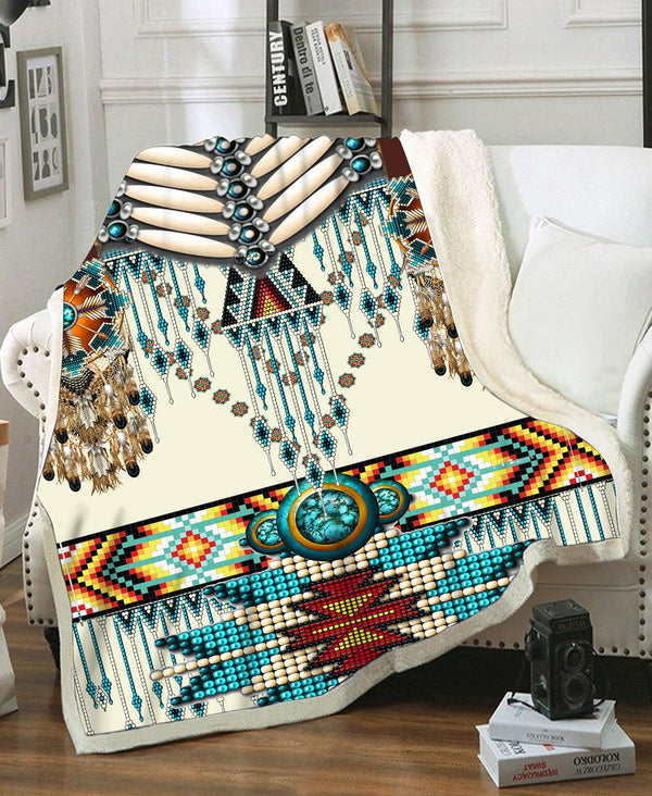 Native Pattern Fleece Blanket