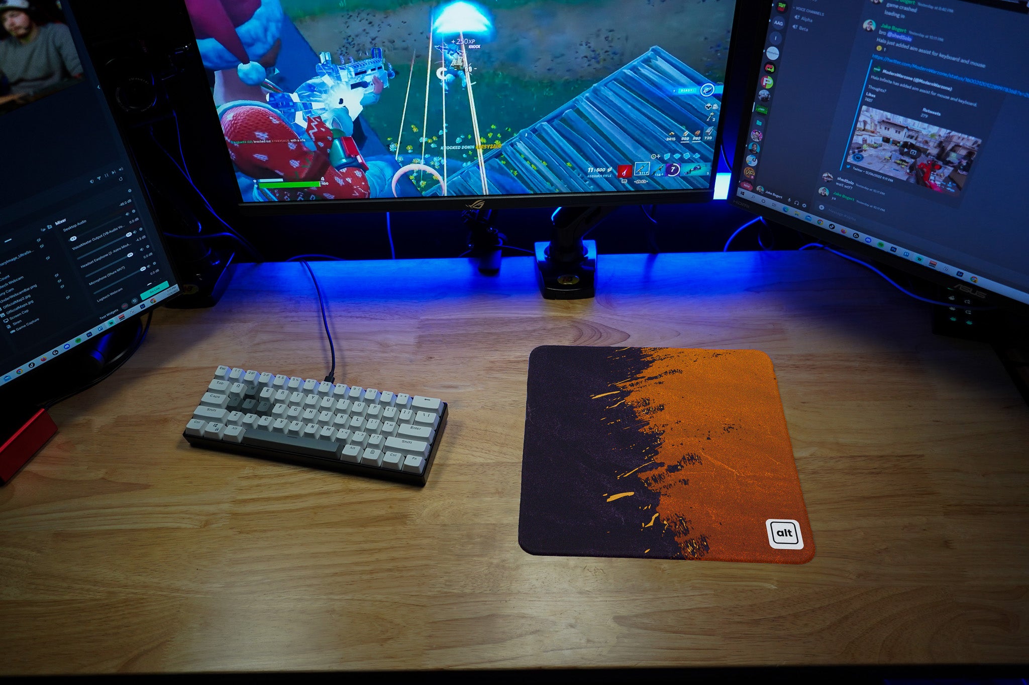 Orange Paint Spill Mousepad Orange Paint Spill Mousepad