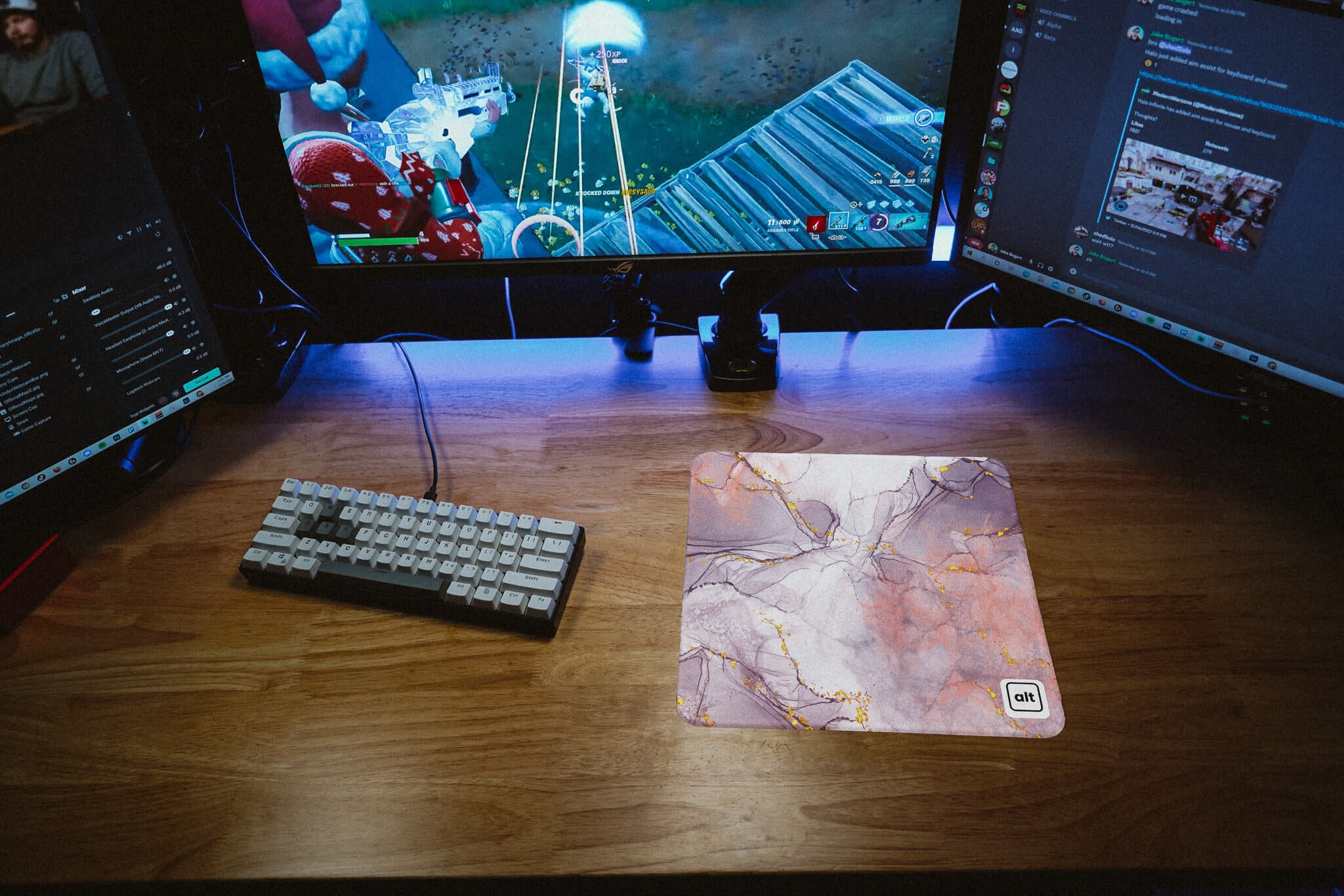 Pink Marble Mousepad Pink Marble Mousepad