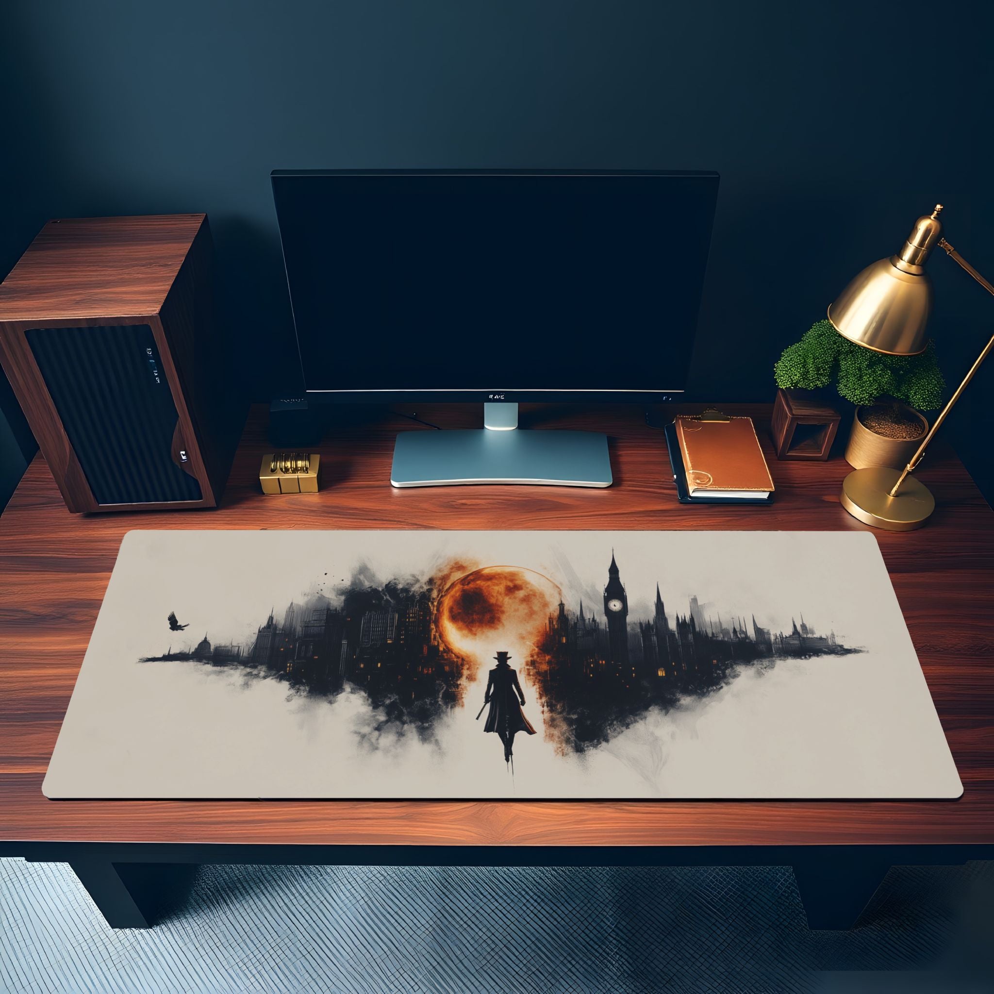 Sherlock Noir Mouse Pad Cinematic, London Steampunk Decor Dark Academia Aesthetic Mouse Pad Sherlock Noir Mouse Pad Cinematic, London Steampunk Decor Dark Academia Aesthetic Mouse Pad