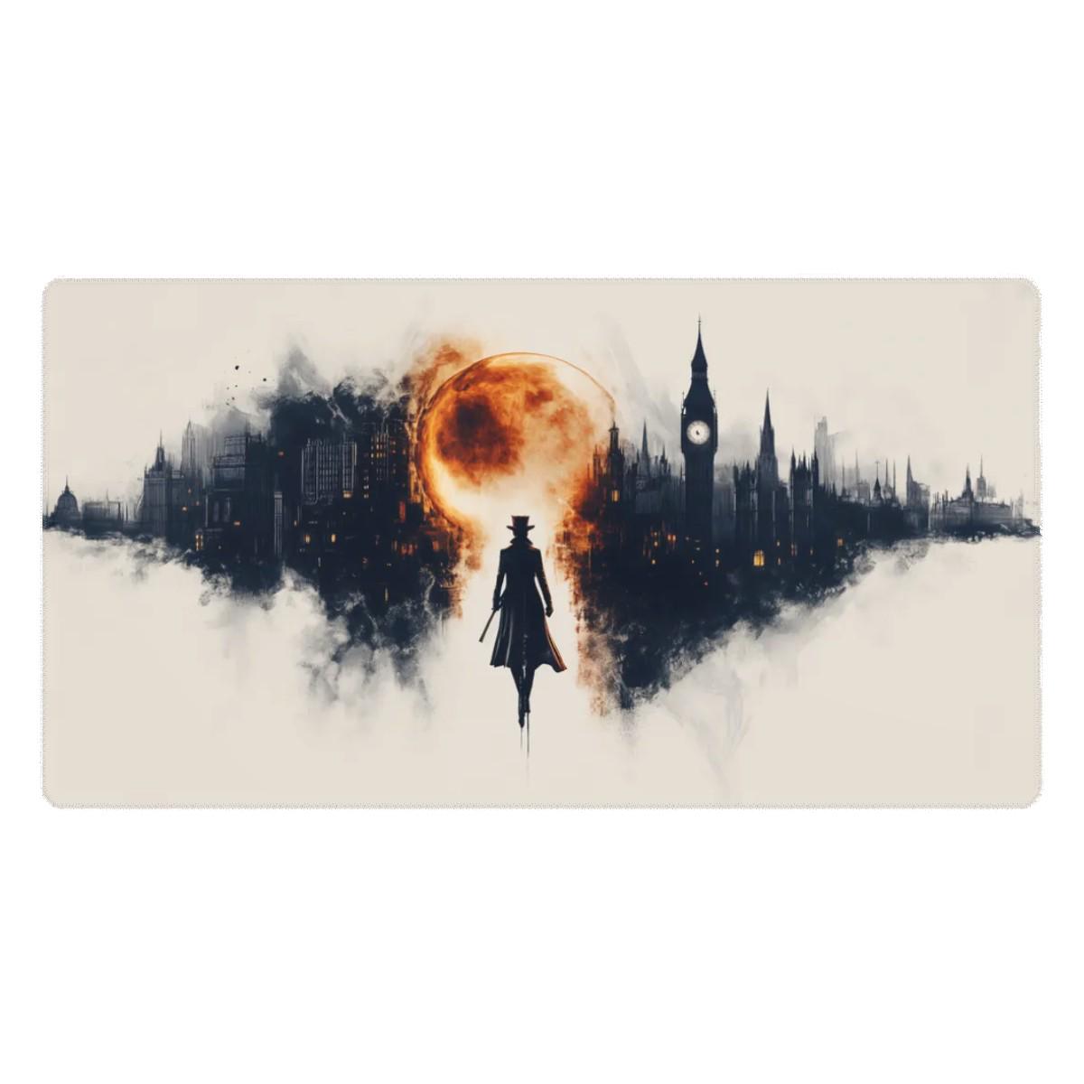 Sherlock Noir Mouse Pad Cinematic, London Steampunk Decor Dark Academia Aesthetic Mouse Pad Sherlock Noir Mouse Pad Cinematic, London Steampunk Decor Dark Academia Aesthetic Mouse Pad