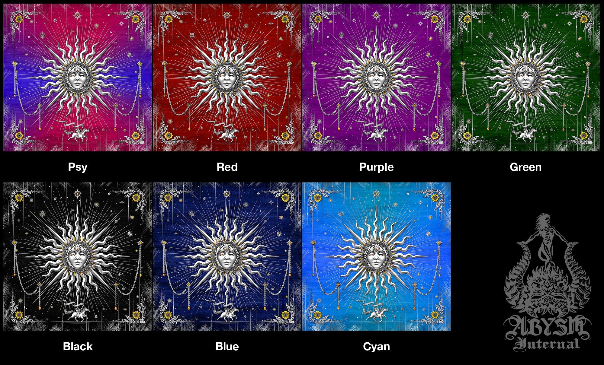 Silver Sun Desk Mat, Tarot Arcana Gaming Mouse Pad, Indie Table Protector Cover, Boho Workpad, Esoteric Art Print – 7 Colors Silver Sun Desk Mat, Tarot Arcana Gaming Mouse Pad, Indie Table Protector Cover, Boho Workpad, Esoteric Art Print – 7 Colors