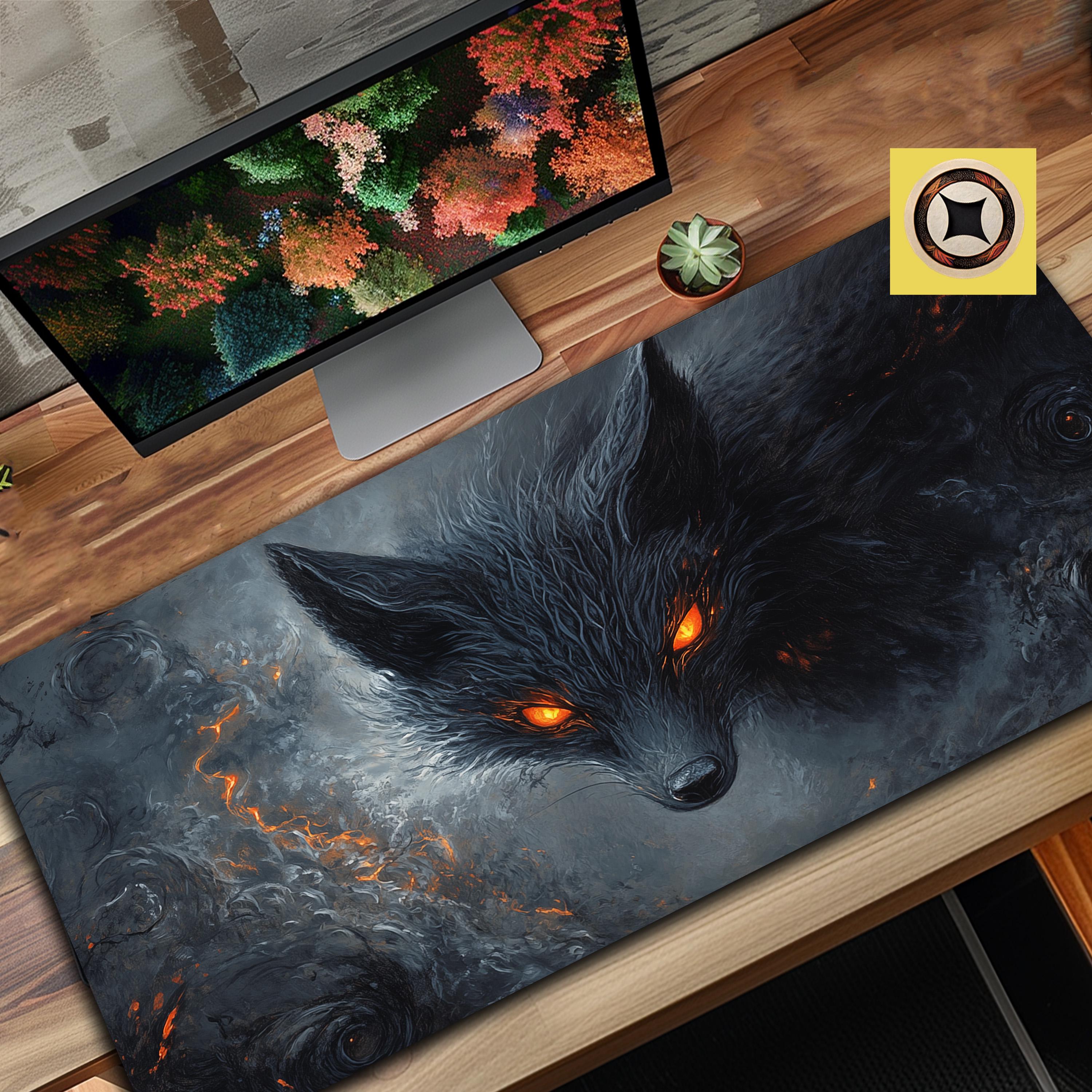 Spectral Fox Fantasy Gaming Playmat Desk Mat – Oversized Gamer Mouse Pad – Horror Desk Pad – TCG Play Mat for dnd or pc Gamer Gift 1880637834 2896 Spectral Fox Fantasy Gaming Playmat Desk Mat – Oversized Gamer Mouse Pad – Horror Desk Pad – TCG Play Mat for dnd or pc Gamer Gift 1880637834 2896