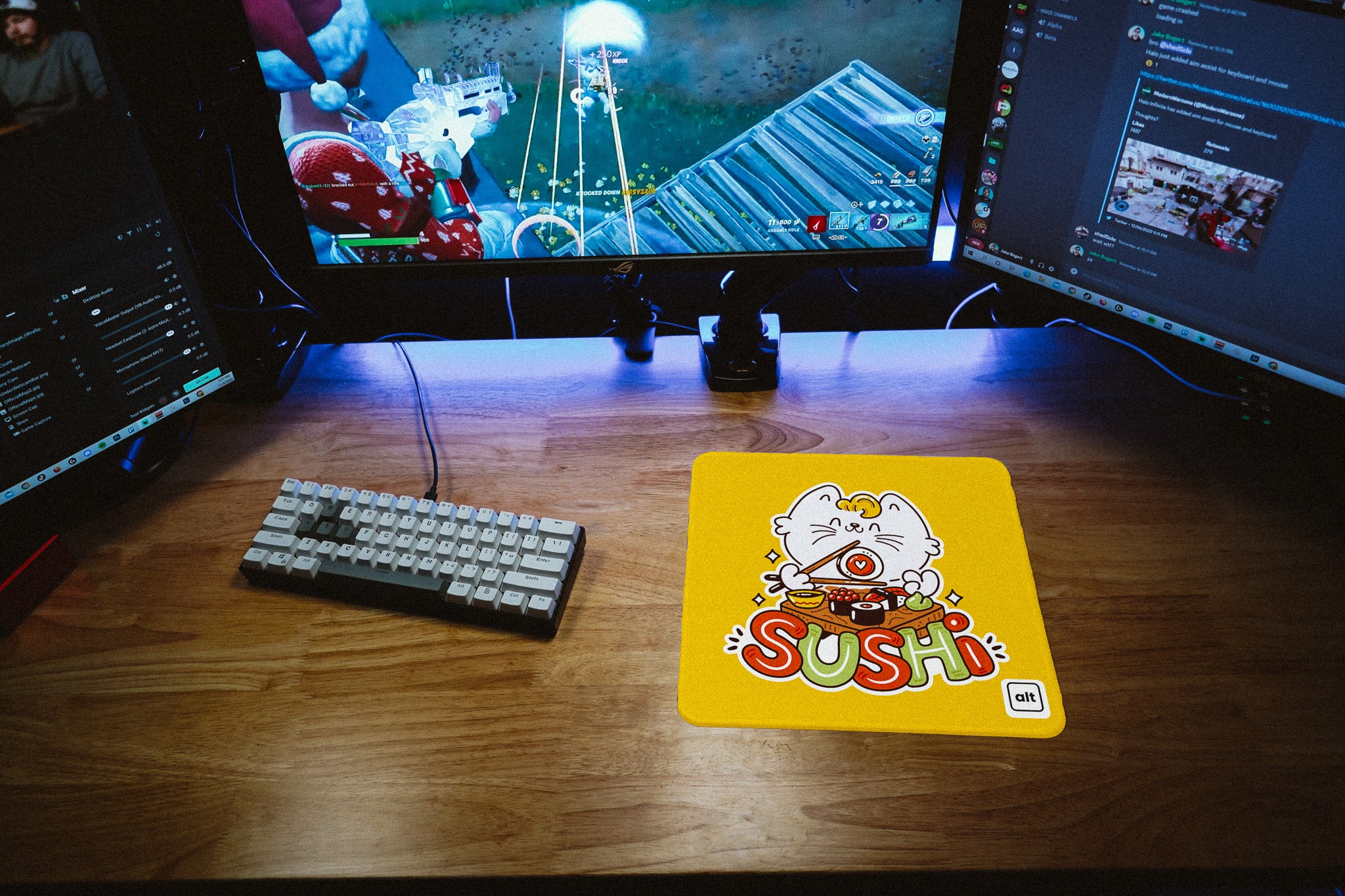 Sushi Cat Mousepad Sushi Cat Mousepad