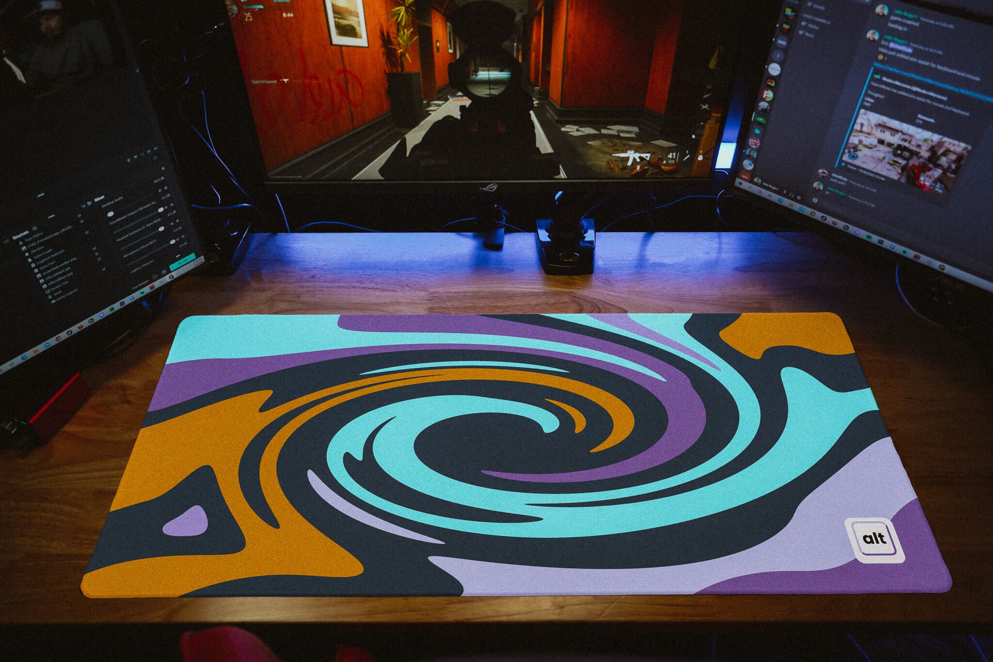 Twisted Galaxy Mousepad