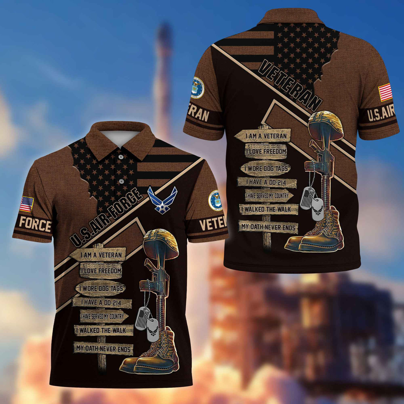 US Air Force Veterans Polo Shirt I Am A Veteran Shirt Gift For Air Force US Air Force Veterans Polo Shirt I Am A Veteran Shirt Gift For Air Force