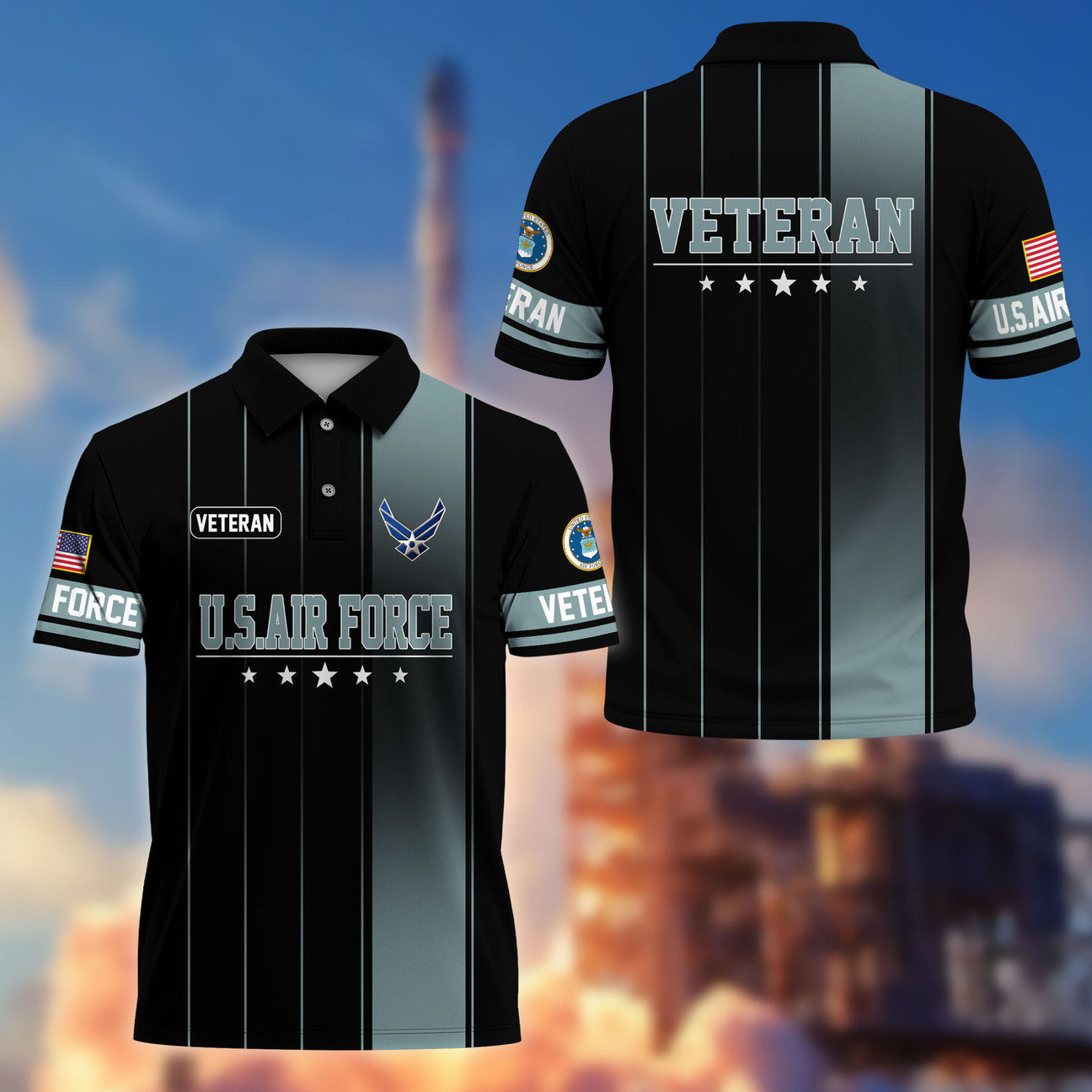 US Air Force Veterans Polo Shirt USAF Veterans Day Shirt Gift for Dad US Air Force Veterans Polo Shirt USAF Veterans Day Shirt Gift for Dad