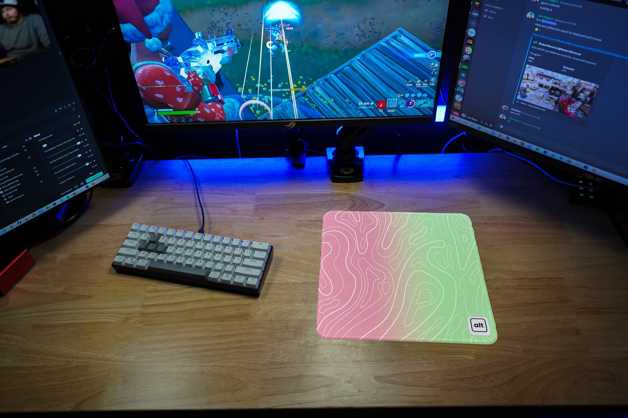 Watermelon Ombre Damascus Mousepad Watermelon Ombre Damascus Mousepad