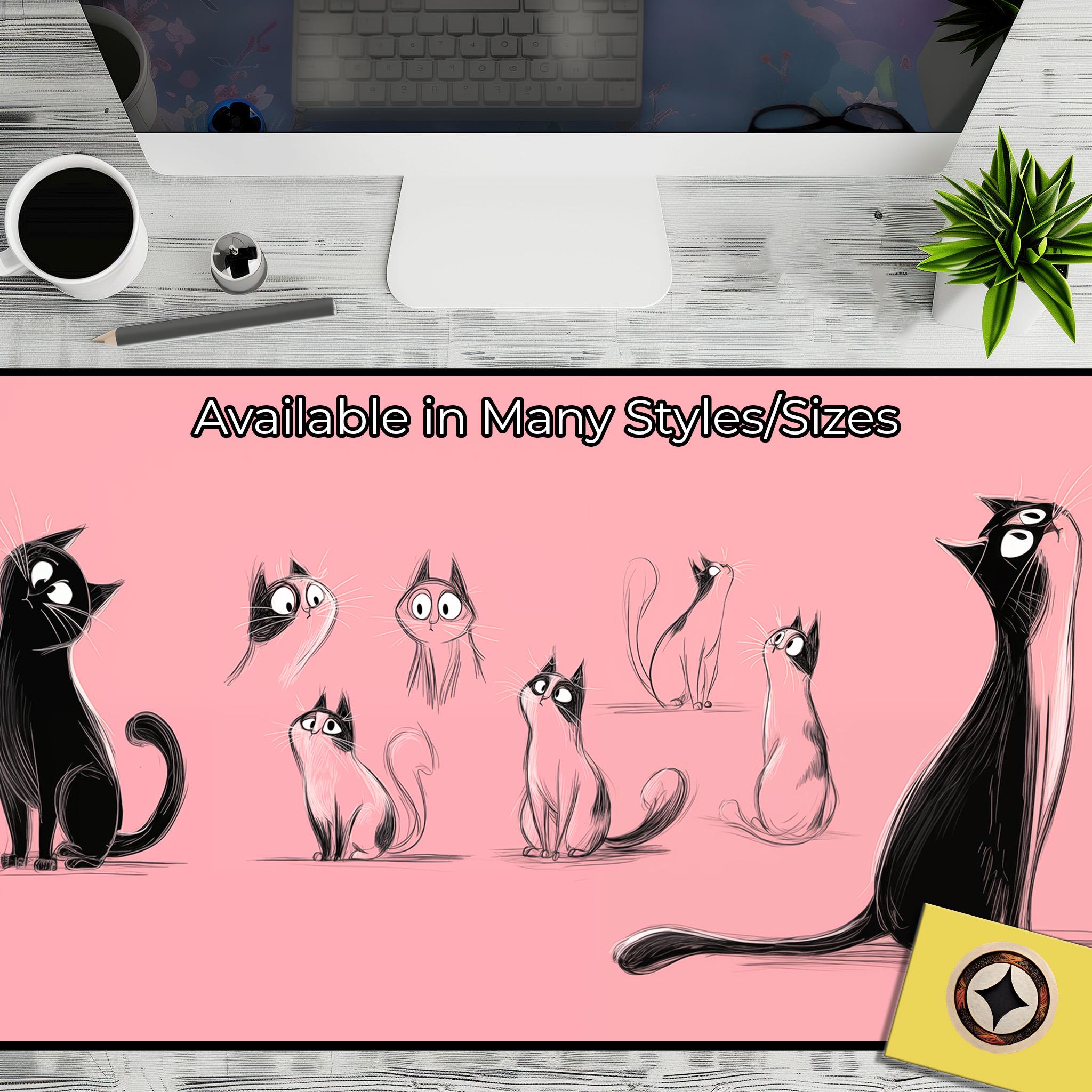 Whimsical Cute Cats Desk Decor – Oversized Mouse Pad Desk Pad – Cute Desk Mat for Cat Lovers – Pastel Cute Wondering Cats Deskmat Mousepad 1898905169 7791 Whimsical Cute Cats Desk Decor – Oversized Mouse Pad Desk Pad – Cute Desk Mat for Cat Lovers – Pastel Cute Wondering Cats Deskmat Mousepad 1898905169 7791