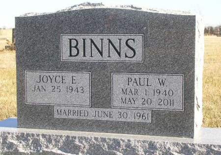 JENSEN BINNS, JOYCE  ELAINE - Adair County, Iowa | JOYCE  ELAINE JENSEN BINNS 