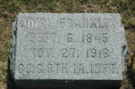 JAMES, JOHN  FRANKLIN - Adair County, Iowa | JOHN  FRANKLIN JAMES 