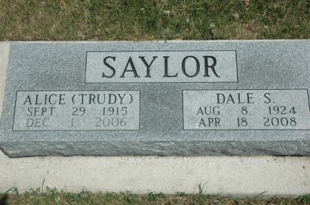 SAYLOR, DALE  S. - Adair County, Iowa | DALE  S. SAYLOR 
