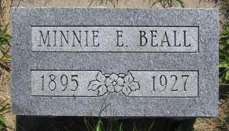 BEALL, MINNIE E. - Allamakee County, Iowa | MINNIE E. BEALL 