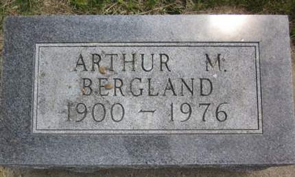 BERGLAND, ARTHUR M. - Allamakee County, Iowa | ARTHUR M. BERGLAND 