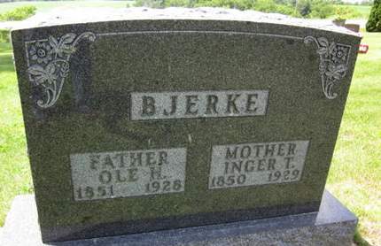 BJERKE, OLE H. - Allamakee County, Iowa | OLE H. BJERKE 