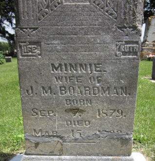 BOARDMAN, MINNIE - Allamakee County, Iowa | MINNIE BOARDMAN 