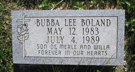 BOLAND, BUBBA LEE - Allamakee County, Iowa | BUBBA LEE BOLAND 
