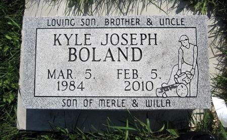 BOLAND, KYLE JOSEPH - Allamakee County, Iowa | KYLE JOSEPH BOLAND 