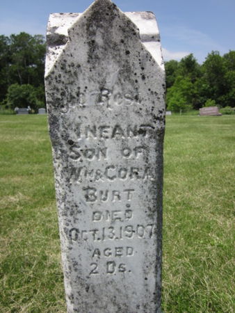 BURT, INFANT SON - Allamakee County, Iowa | INFANT SON BURT 