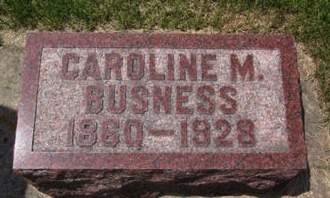 BUSNESS, CAROLINE M. - Allamakee County, Iowa | CAROLINE M. BUSNESS 