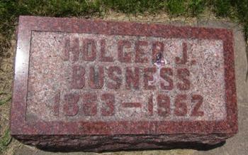 BUSNESS, HOLGER J. - Allamakee County, Iowa | HOLGER J. BUSNESS 