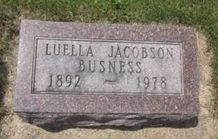 BUSNESS, LUELLA JACOBSON - Allamakee County, Iowa | LUELLA JACOBSON BUSNESS 