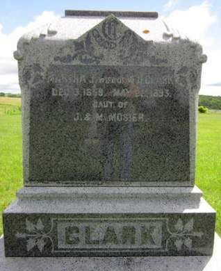 CLARK, MARTHA J. - Allamakee County, Iowa | MARTHA J. CLARK 