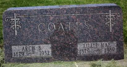 COATES, ARCH B. - Allamakee County, Iowa | ARCH B. COATES 