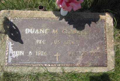 COWELL, DUANE M. - Allamakee County, Iowa | DUANE M. COWELL 