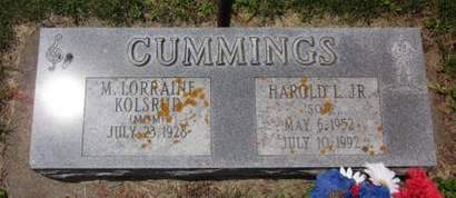 CUMMINGS, M. LORRAINE KOLSRUD - Allamakee County, Iowa | M. LORRAINE KOLSRUD CUMMINGS 
