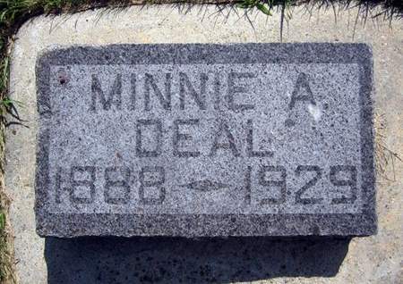 DEAL, MINNIE A. - Allamakee County, Iowa | MINNIE A. DEAL 