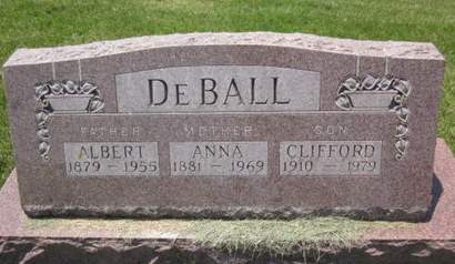 DE BALL, ALBERT - Allamakee County, Iowa | ALBERT DE BALL 