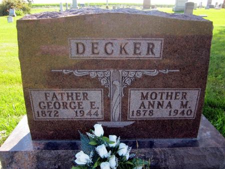 DECKER, GEORGE E. - Allamakee County, Iowa | GEORGE E. DECKER 