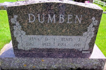 DUMBEN, MINA D. - Allamakee County, Iowa | MINA D. DUMBEN 