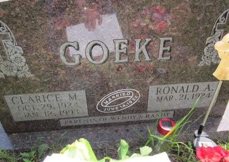 GOEKE, RONALD A. - Allamakee County, Iowa | RONALD A. GOEKE 
