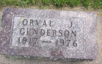 GUNDERSON, ORVAL J. - Allamakee County, Iowa | ORVAL J. GUNDERSON 