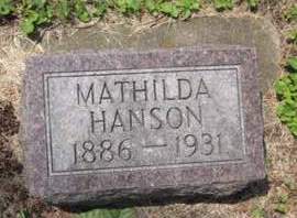 HANSON, MATHILDA - Allamakee County, Iowa | MATHILDA HANSON 