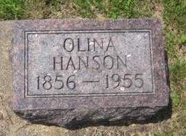 HANSON, OLINA - Allamakee County, Iowa | OLINA HANSON 