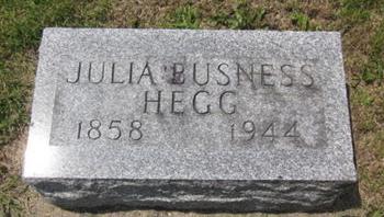 HEGG, JULIA BUSNESS - Allamakee County, Iowa | JULIA BUSNESS HEGG 